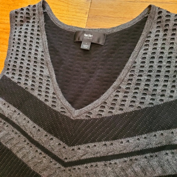 Mossimo cut out geometric pattern dress Sz L - Picture 3 of 6